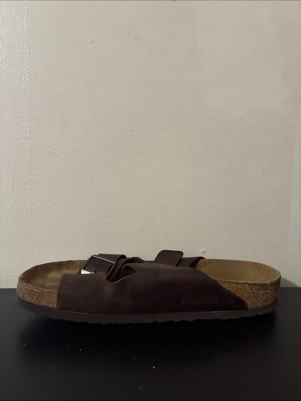 dark brown Birkenstock Arizona sandals featuring dual strap size Men’s EU43 M10 - Picture 3 of 11